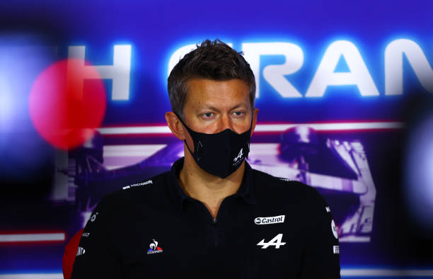 Marcin Budkowski left&nbsp;Alpine